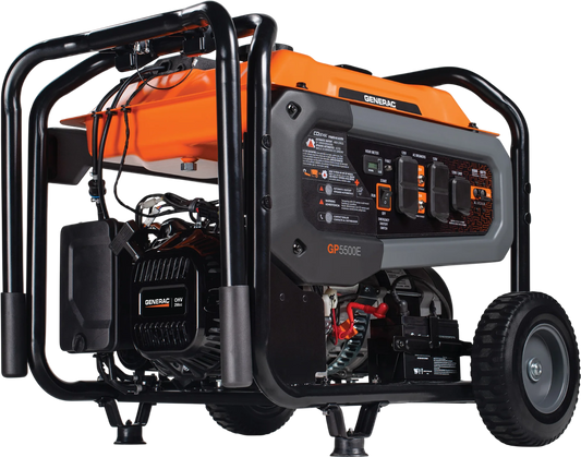 Generac GP5500E 5500W/6875W Generator Gas Electric Start CO Sense 8150 Manufacturer RFB