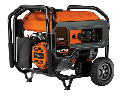 Generac 7996 HL6500E 6500W/8125W Electric Start True Power Low THD Gas Generator New