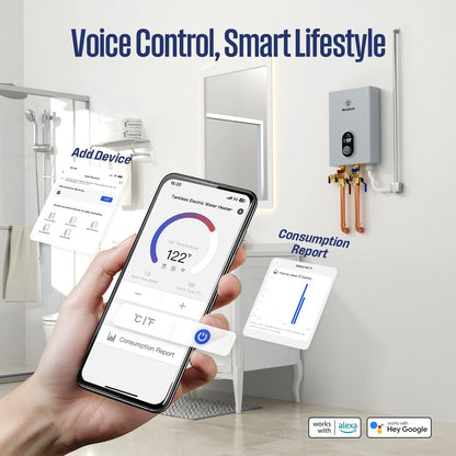 Westinghouse Apolo Tankless Water Heater 11kW with WiFi 2.6 GPM 240V New
