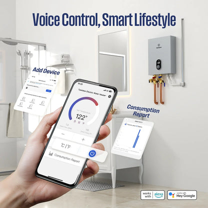 Westinghouse Apolo Tankless Water Heater 24kW with WiFi 5.6 GPM 240V New