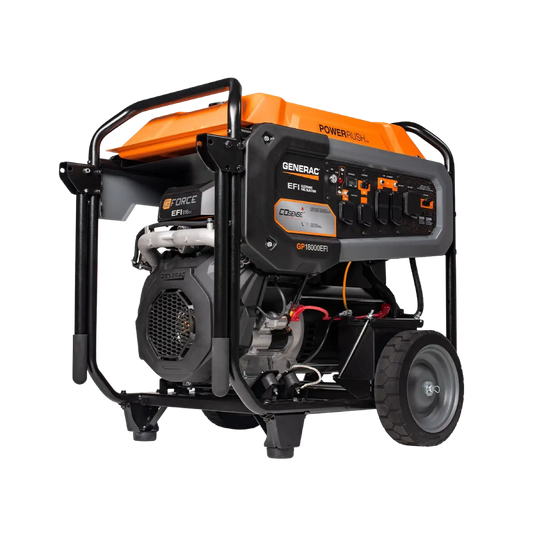 Generac GP18000EFI 18000W/22500W Low THD Gas Generator Electric Start Scratch & Dent