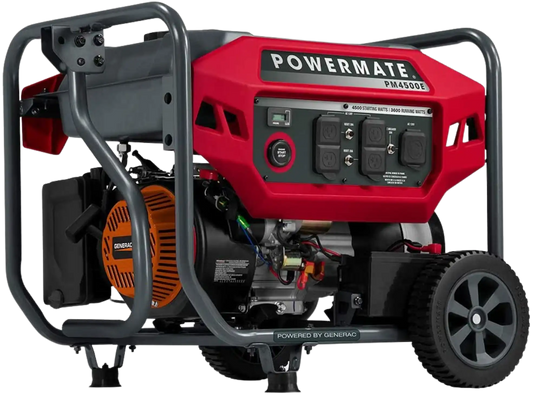 Generac/Powermate PM4500E 3600W/4500W Gas Electric Start Generator New