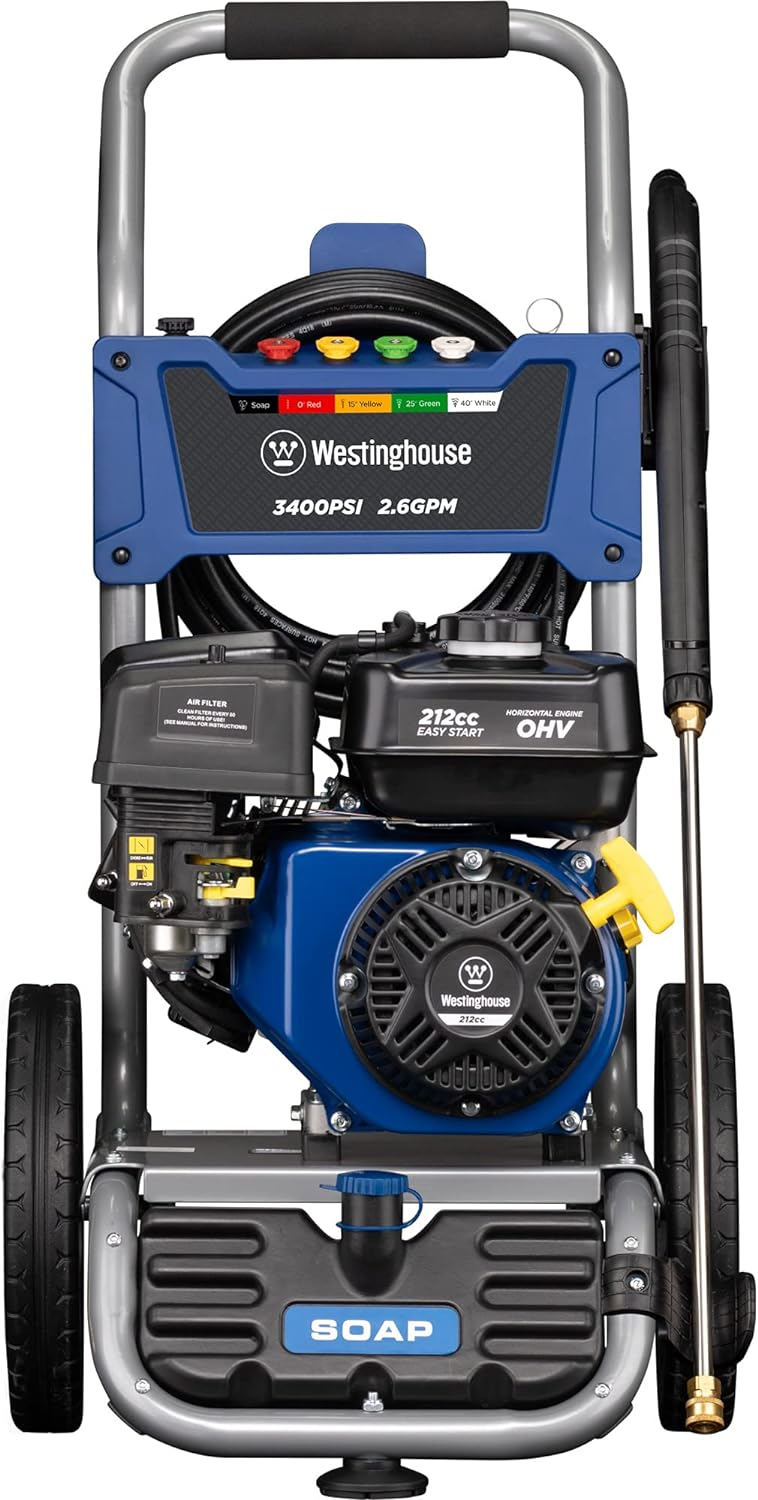 Westinghouse WPX3400 Pressure Washer 3400 PSI 2.6 GPM Gas New