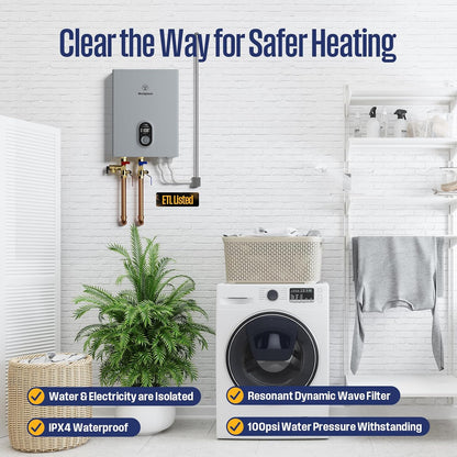 Westinghouse Apolo Tankless Water Heater 18kW with WiFi 4.2 GPM 240V New