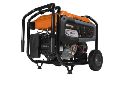 Generac 7676 GP8000E 8000W/10000W Electric Start 50ST CARB PowerRush Gas Generator New