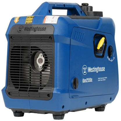 Westinghouse iGen2550c Inverter Generator 1800W/2550W 30 Amp Recoil Start Gas with CO Sensor New