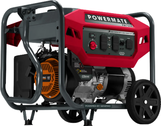 Generac/Powermate PM7500 Generator 6000W/7500W Gas New