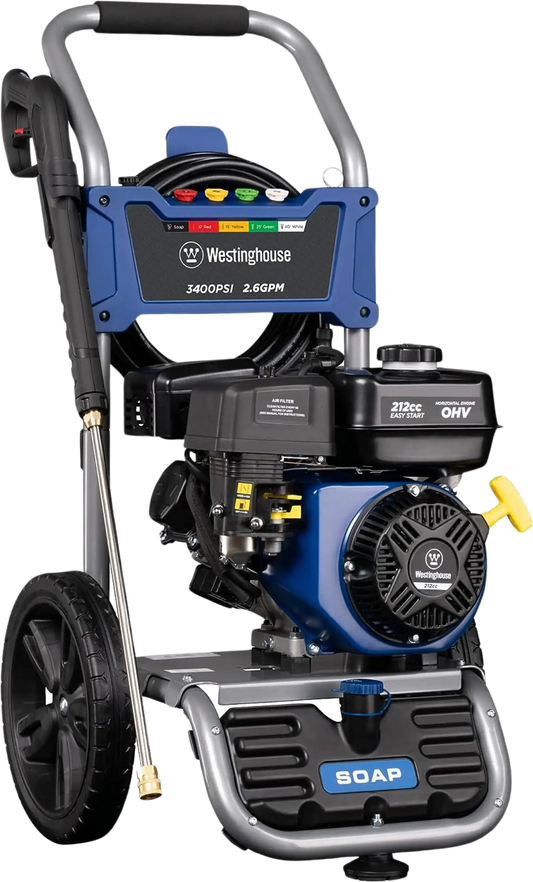 Westinghouse WPX3400 Pressure Washer 3400 PSI 2.6 GPM Gas New