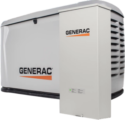 Generac 7324 18kW Standby Generator Propane Natural Gas 1 Phase 240V w/ 200A Automatic Transfer Switch Cellular New